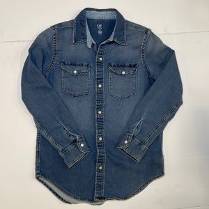GAP chambray - Sz XL - 12-13 Boy - Stretchy and super soft!